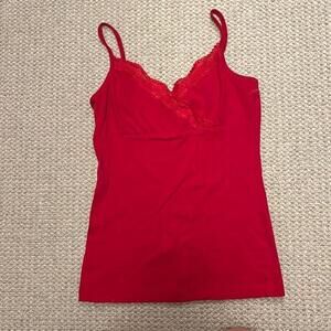Red y2k style tanktop​​​​​​​​​​